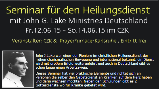 Heilungsseminar nach John G. Lake - Konferenz - CZK