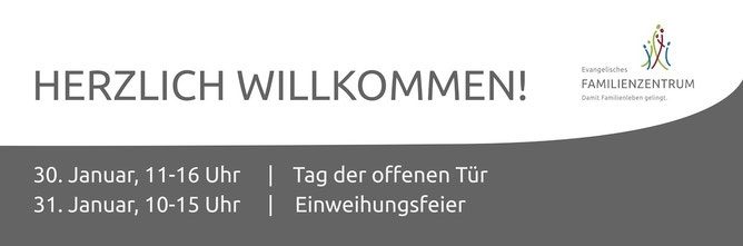 Einweihung Familienzentrum - besonderer Gottesdienst - Erlangen