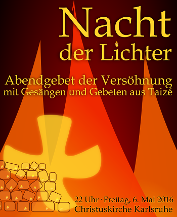 Nacht der Lichter - besonderer Gottesdienst - Christuskirche Karlsruhe