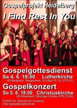 Gospelgottesdienst, besonderer Gottesdienst, Heidelberg, Baden-Württemberg