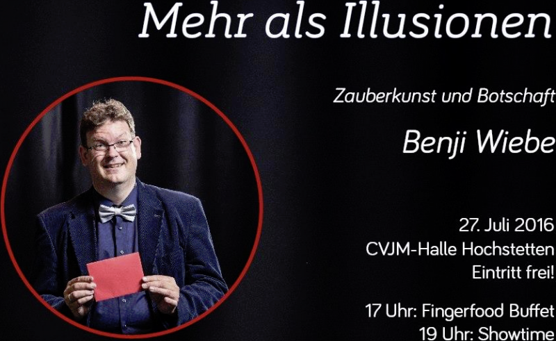 Mehr als Illusionen - Freizeit - CVJM-Halle Hochstetten