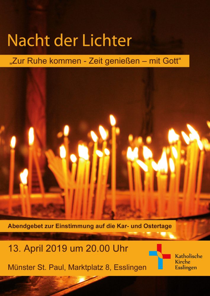 Nacht der Lichter in Esslingen - besonderer Gottesdienst - Esslingen