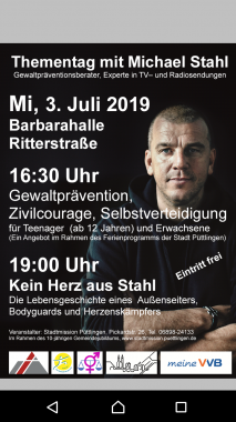 Thementag mit Michael Stahl, Seminar, Püttlingen, Saarland