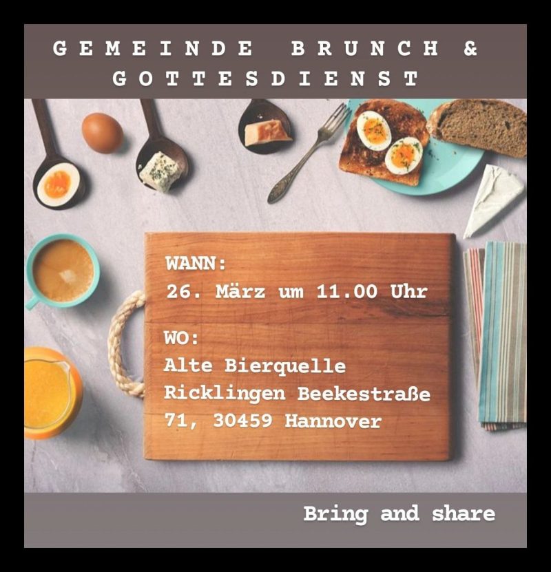 Brunchgottesdienst in der Bierquelle - besonderer Gottesdienst - Alte Ricklinger Bierquelle (Hannover/Ricklingen)