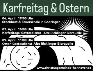 Stockbrot zu Gründonnerstag, Kleines oder selbst organisiertes Event, Sarstedt, Niedersachsen