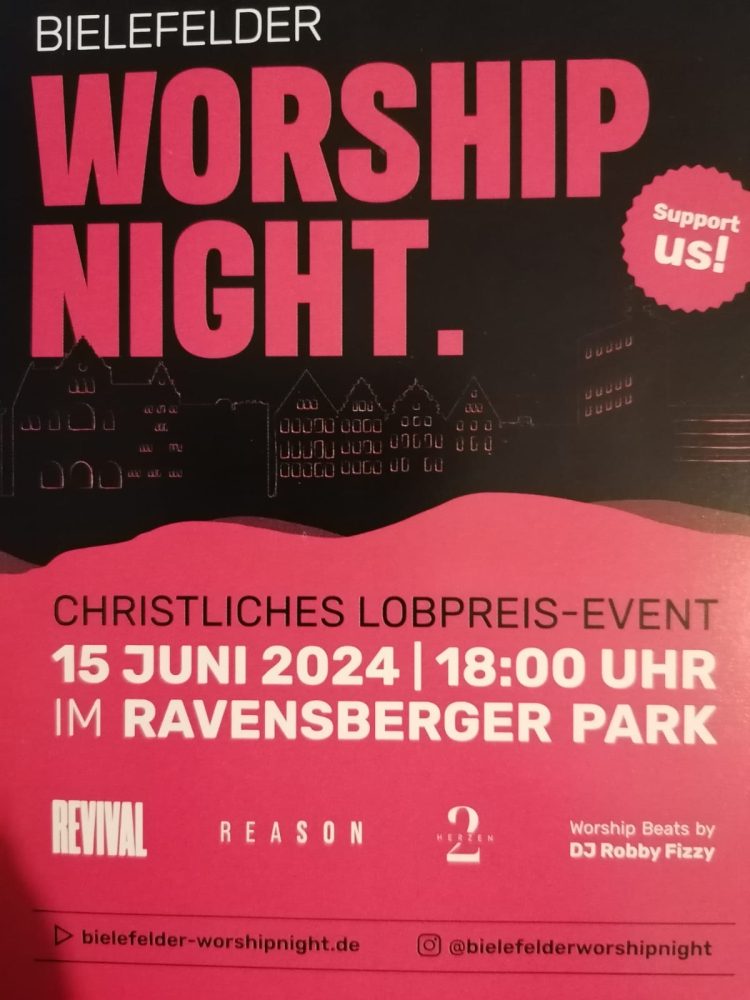 Open air Worship night der Evangelischen Allianz - Konzert - Bielefeld