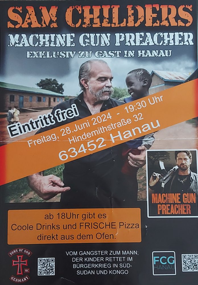 Sam Childers - Maschine Gun Preacher - Kleines oder selbst organisiertes Event - Hanau