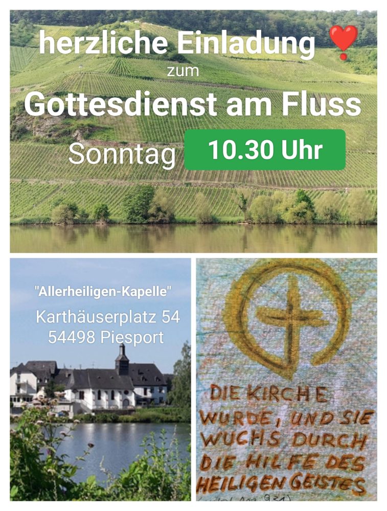 Gottesdienst am Fluss - Kleines oder selbst organisiertes Event - Piesport , Karthäuserplatz 54